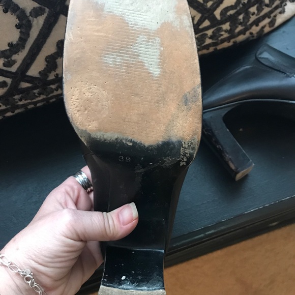 Size 7/38 Spring leather retro 90’s mule’s - Picture 4 of 7